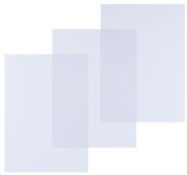 100 Plats de couverture A4 PVC transparent  0.18mm