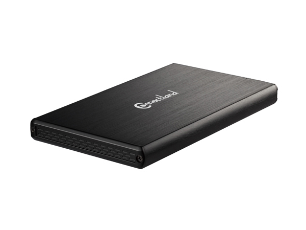 Boîtier externe 2.5p SATA USB 3.0 Alu Noir