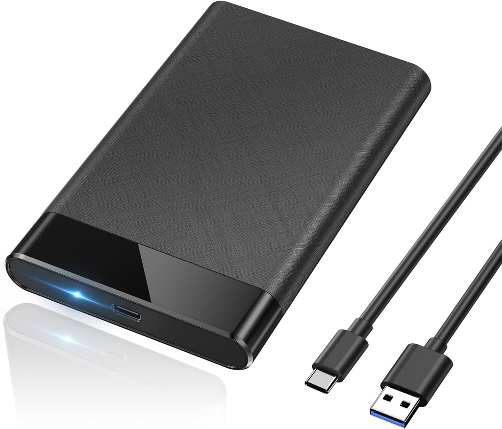 Boitier Externe Disque pour SATA HDD et SSD de 2,5'' et 7/9.5mm