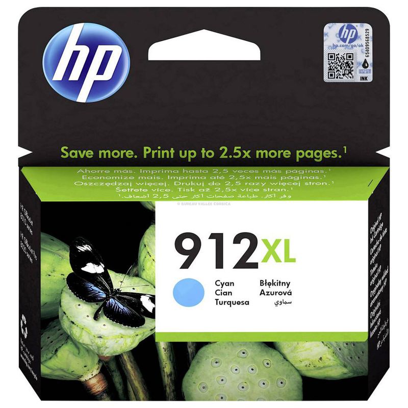 Cartouche hp 912 XL cyan