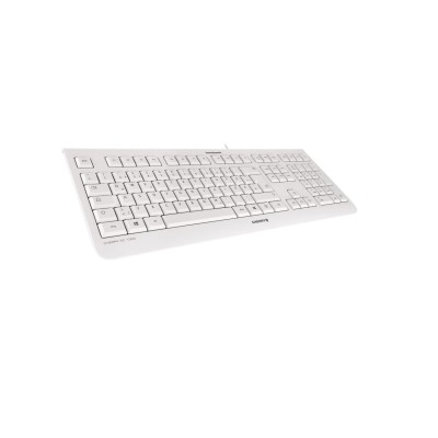 Cherry clavier filaire KC 1000 gris clair-blanc 