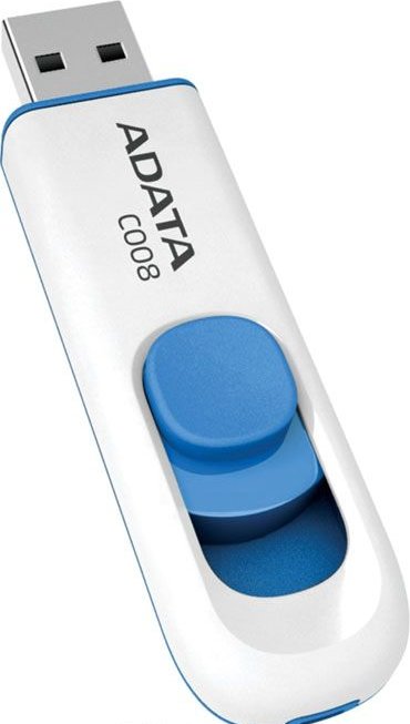 Clé usb Adata C008 bleu 32Gb USB2 Blanc/Bleu  