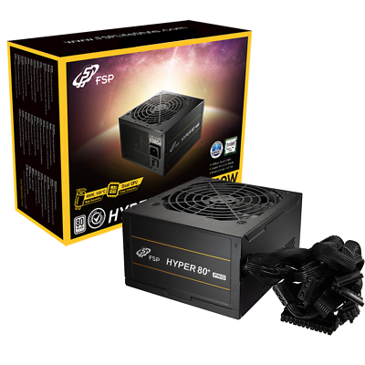 FSP HYPER 80+ PRO 450W UNITÉ D'ALIMENTATION D'ÉNERGIE 24-PIN ATX ATX NOIR