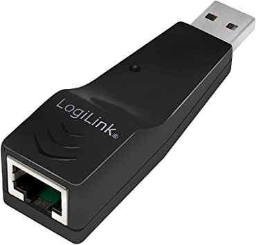 LogiLink Adaptateur USB 2.0 vers Fast Ethernet, noir