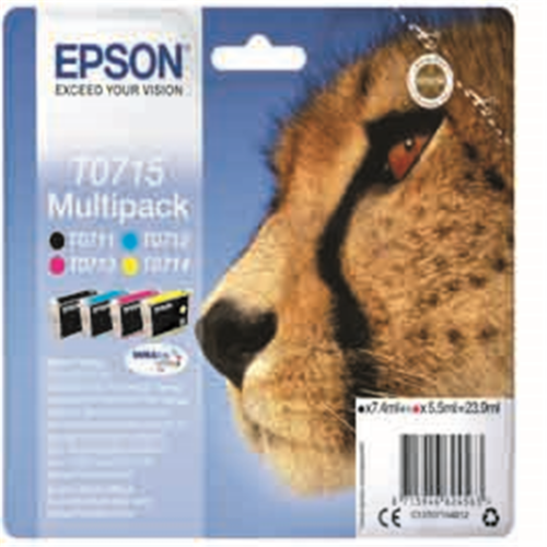 Multipack 4 couleurs Guépard T0715 