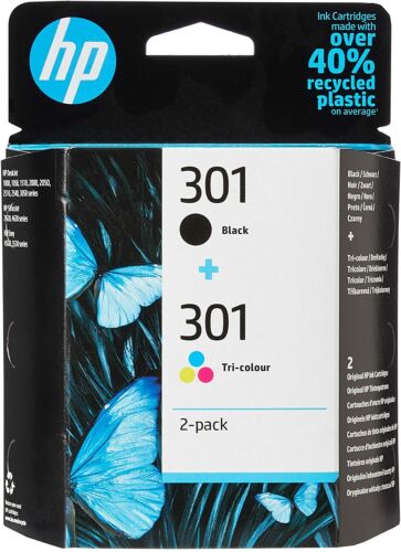 Pack hp 301 Cartouche noir + couleur