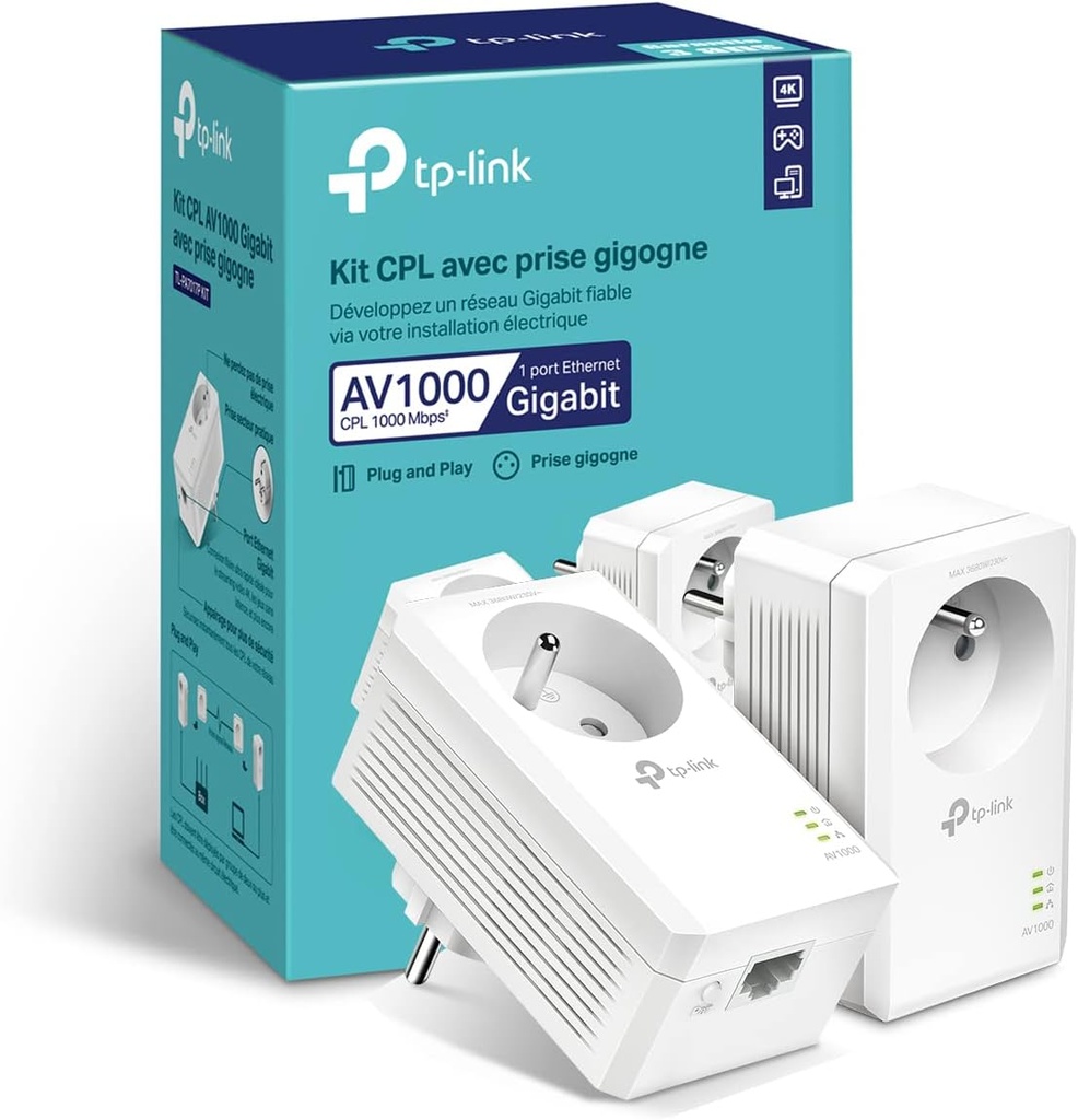 kit 2 CPL AV1000 Tp Link