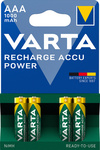 VARTA 4 Piles NiMH "Rechargeable Accu", Micro (AAA), 1.000 mAh