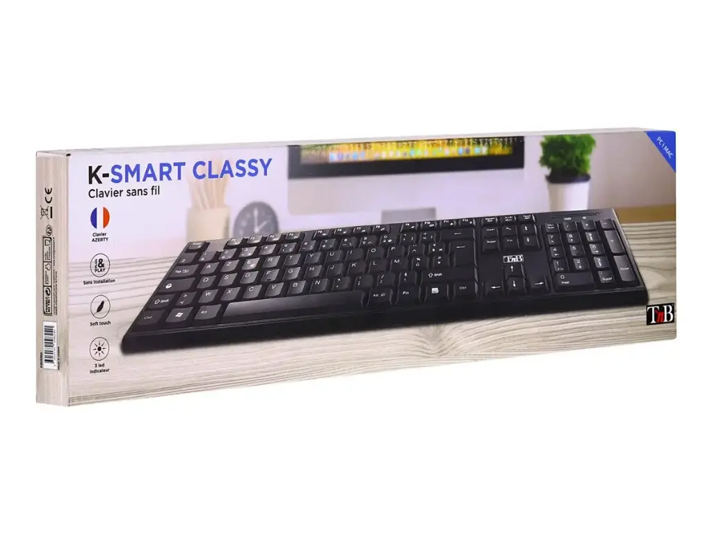 Clavier sans fil plug & play sans installation