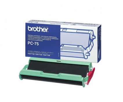 Brother PC-75 consommable pour télécopieur 144 pages Noir