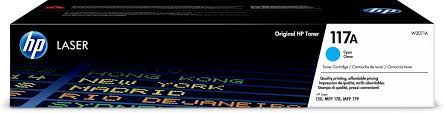 HP Cartouche de toner laser authentique 117A, cyan 