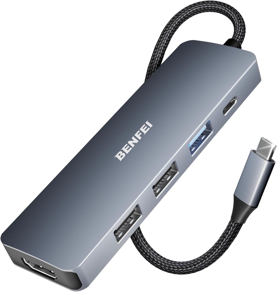 Hub USB C HDMI 4K, 3 Ports USB