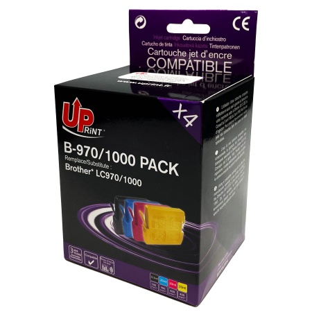 5 Cartouches compatibles BROTHER LC-970/1000