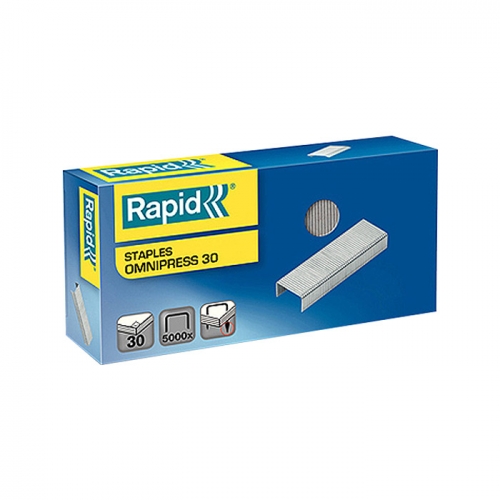 Rapid agrafes Omnipress 30, zingué