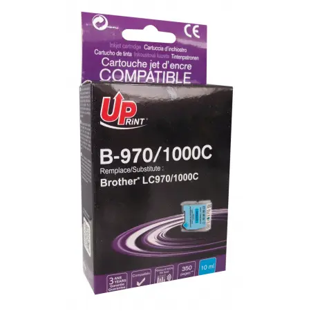 Cartouche compatible LC970-1000 cyan 