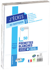 [env10] GPV 50 Pochettes d'expédition, C4, 229 x 324 mm, blanc