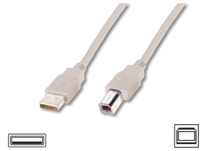 [CABLEUSB2/3M] Cable Imprimante USB v2 A-B 3m