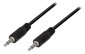 [jack1] cable jack/jack 3.5 stereo noir 1m