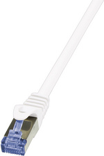 [CABLERJ45-3M] Câble patch, Cat. 6A, S/FTP, 3 m, blanc