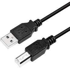 [cableimp2] Câble d'imprimante USB 2.0 USBA - USBB, 2m noir