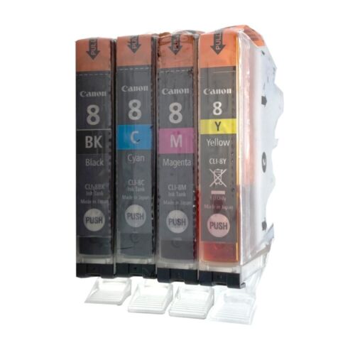 [CANCLI-8_C/M/Y] Canon CLI-8 Multipack Pack de 3 jaune, cyan, magenta originale