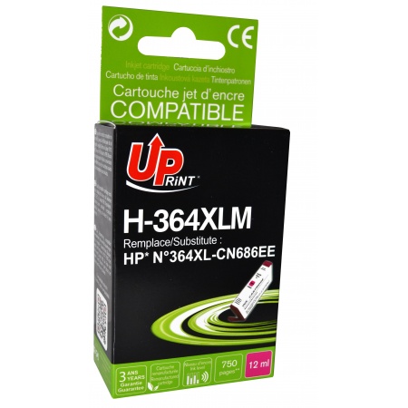 [uph364m] Cartouche compatible HP 364XL magenta