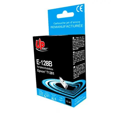 [upe1281n] Cartouche compatible Epson T1281 noir renard