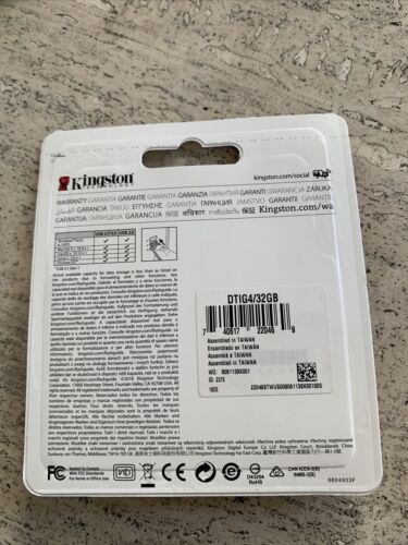 [Cleusb1] CLE usb 32 GO USB 3.0 KINGSTON DATATRAVELER I G4 ROUGE ET BLANCHE 