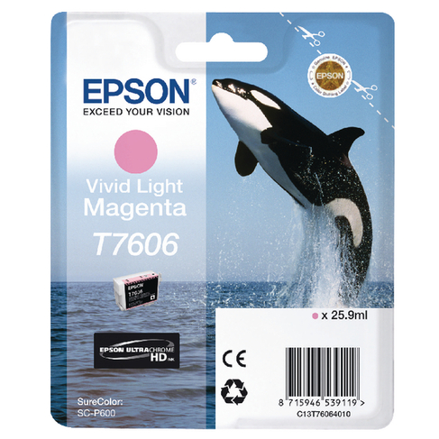 [EPST7606] EPSON CARTOUCHE MAGENTA CLAIR T7606
