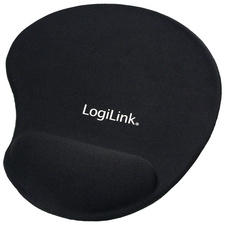 [tapis2] LogiLink Tapis de souris avec repose-poignets noir