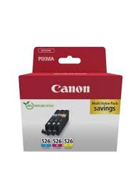 [CAN526] 3 Cartouches Canon CLI526 couleurs