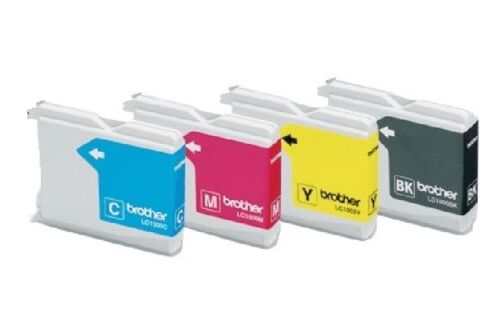 [BRO1000] Pack Cartouches Brother 1000 bleu-rouge-jaune-noir