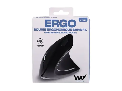 [sourisf4]  Souris sans fil ergonomique 