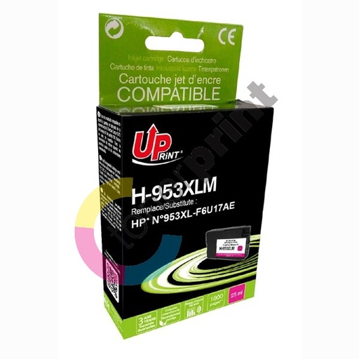 [UPH953M] CARTOUCHE COMPATIBLE AVEC HP N°953XL MAGENTA