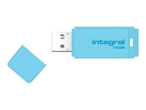 [cleusb168] clé USB 16 Go bleu ciel  Intégral Néon