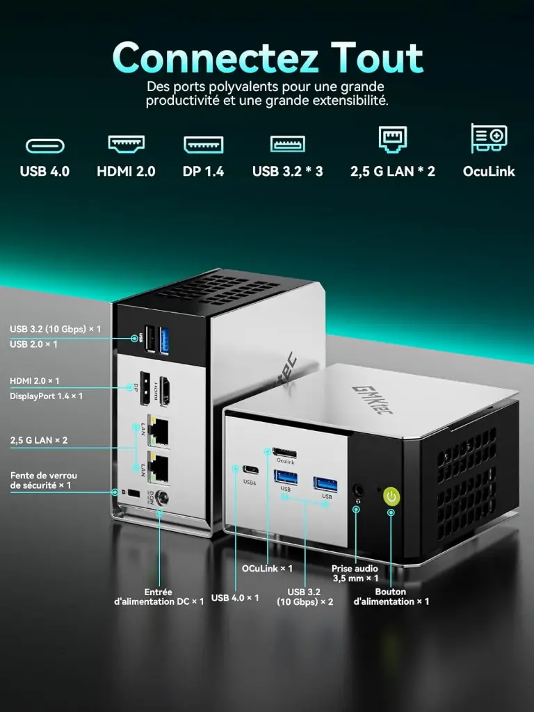 Mini PC r5 16-1To 