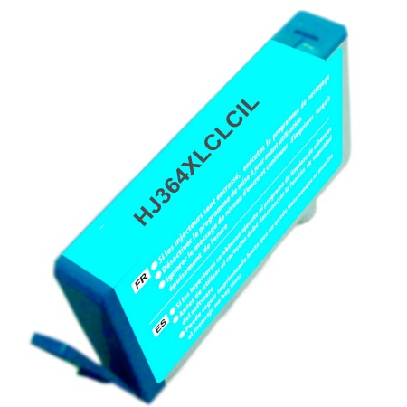 CARTOUCHE COMPATIBLE HP N°364XL cyan – neutre
