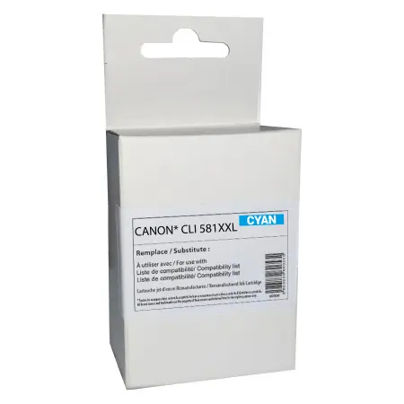 Cartouche compatible 581 xl cyan