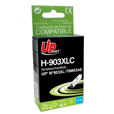CARTOUCHE COMPATIBLE AVEC HP N°903XL cyan – uprint