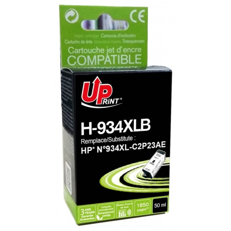 Cartouche compatible HP 934XL noir – uprint