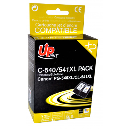 Cartouches compatibles Canon C-540/541XL BK/CL – uprint