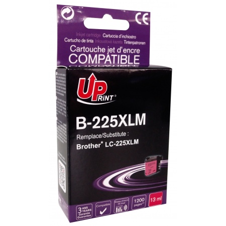 Cartouche compatible BROTHER LC225XL magenta – uprint