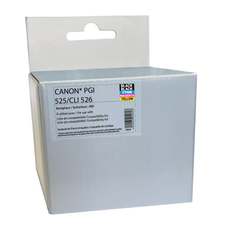 5 Cartouches compatibles canon 525-526 – neutre