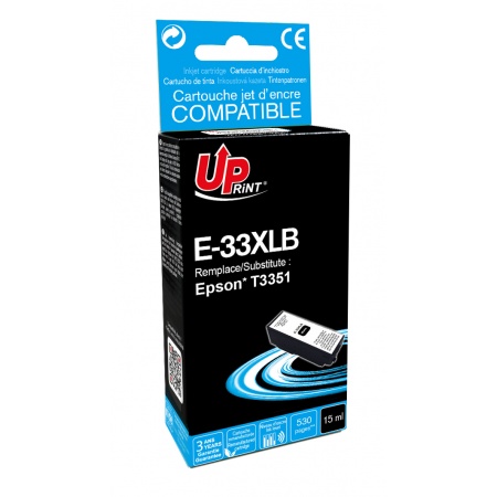 CARTOUCHE COMPATIBLE AVEC EPSON T33XL noir – uprint