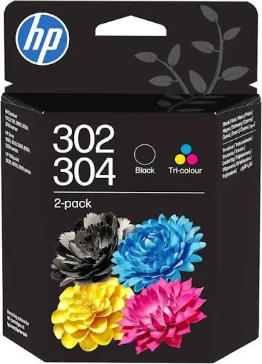 Cartouches HP 302, 304, noir, couleur 