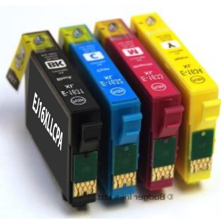 4 cartouches compatibles Epson 16 XL stylo plume – neutre
