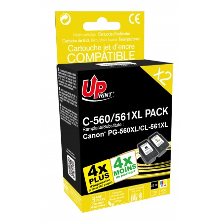 [UPC560561] 2 cartouches compatibles canon 560-561 xl
