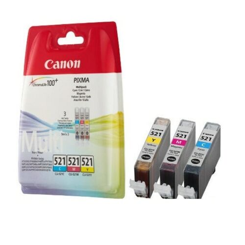 [Can521] Canon CLI-521 Multipack Pack de 3