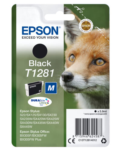 [EPST1281] Cartouche epson noir  renard T1281 