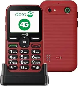 [doro4] Téléphone Doro E10 Rouge 